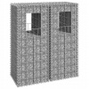 Gabiónové stĺpiky, 2 ks, 40x40x100 cm, železo