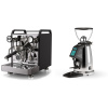 Rocket Espresso Mozzafiato FAST V, black + Rocket Espresso SPLUGA, chrome