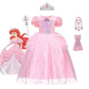 Detské dievčenské šaty princezná Ariel a doplnky 100 - 140 140 cm
