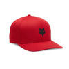 Fox Racing Fox Head Tech Flexfit Hat, pánska šiltovka - Flame Red Veľkosť: L/XL