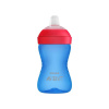 PHILIPS AVENT Hrnček 300 ml Grippy s mäkkým náustkom chlapec modrá