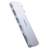 USB Hub Baseus UltraJoy Series 6-Port HUB Docking Station 2811-04 (B00052802811-04) sivý
