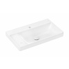 Hansgrohe Xelu Q umývadlo 80x48 cm obdĺžnik klasické umývadlo-umývadlo na nábytok biela 61031450