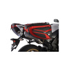 Bočné batohy na motocykel P50R, OXFORD (čierna/červená, 50 l, pár) M006-217