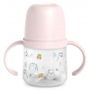 SUAVINEX | PRVÁ fľaša s uškami BEAR 150 ml - RUŽOVÁ