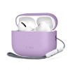 AppleMix Puzdro TECH-PROTECT SILICONE pre Apple AirPods Pro 3 - fialové