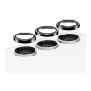 PanzerGlass Hoops - Chránič na objektiv pro mobilní telefon - černá (balení 10) - pro Samsung Galax 0460