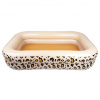 Swim Essentials Nafukovací bazén obdĺžnik Beige Leopard 211 cm