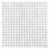 BLACK & WHITE Pure White 15 matt Mramorové mozaiky DUNIN (30,5x30,5cm/1ks)