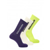 Ponožky Salomon Everyday Crew 3Pack - vanilla ice/acid lime/blue