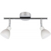 Candellux Roy stropné svietidlo 2x5 W biela-chrómová 92-67555