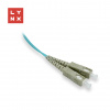 LYNX duplexní patch kabel MM, OM3, SC/ SC, 50/ 125µm, 10m LX-DPX-SC/SC-OM3-10