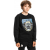 detská mikina QUIKSILVER YOUTH BIKE SKULLS CREW Black - KVJ0 16 years