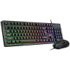 Genius GX GAMING Scorpion KM-GX6, Set klávesnice a myši, drátový, CZ+SK layout, USB, Copilot klávesa, RGB podsv., černá 31330010403