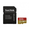 SanDisk MicroSDHC karta 32GB Extreme (100MB/s, Class 10 UHS-I V30, pro akční kamery) + adaptér SDSQXAF-032G-GN6AA