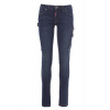 PAYPER WEST LADY 001202 / Dámske pracovné viacvreckové nohavice džínsového strihu - denim blue 38