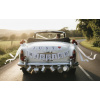 Závesná ozdoba na svadobné auto Just Married – Svadobný banner