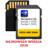 MAPA KARTA DISCOVERY MEDIA MIB2 AS V22 EUROPA PASSAT GOLF POLO CADDY TIGUAN