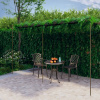 Záhradná pergola, starožitná hnedá 6x3x2,5 m, železo-ForU-313999