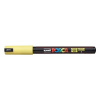 Dekoračný popisovač, 0,7 mm, UNI Posca PC 1MR, žltá