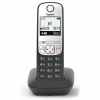 SIEMENS GIGASET A690HX - DECT/GAP přídavné sluchátko vč. nabíječky pro bezdrátový telefon, barva černá/ stříbrná (GIGASET-A690HX)
