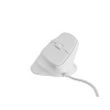 Vertikálna myš Natec CRAKE 2 PRO/Vertikálna/Optická/Pre pravákov/12 400 DPI/Drôtové USB-A/Biela NMY-2273