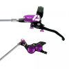 MTB Brzda HOPE Tech 4 V4 black/purple Brzda: Zadná