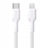 Kábel Dudao USB typ C - Apple Lightning 2 m biely