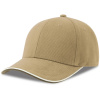 Atlantis Headwear Kšiltovka Pilot Piping Sandwich-S, těžká, 6 panelová, sandwich COT33027455599-khaki Khaki UNI