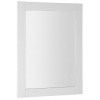 AQUALINE Favole zrkadlo v ráme 60x80cm, biela mat FV060