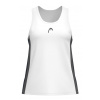 Dámsky top Head Club 25 Tech Tank - navy/white - Biely (XL)