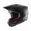 Přilba S-M5 SOLID, ALPINESTARS (černá matná) 2024 M (obvod 57 - 58 cm)