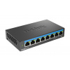 D-Link DMS-108 Nespravované L2 2.5G Ethernet (100/1000/2500) Černá