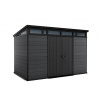 Zahradní domek Keter Cortina 2.0 11x7 grafitový, s podlahou