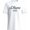 Pánske tričko s.Oliver, LOGO T-NOOS biela,čierna S