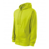 Adler Trendy Zipper mikina pánská/dětská limetková