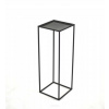 Stojan na kvety Kwietnik metalowy stojak 70cm czarny LOFT 1363/7