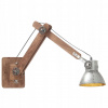 Nástenná lampa VidaXL E27 hnedá