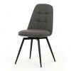 Jedálenská stolička - FRIDA, Sivá látka