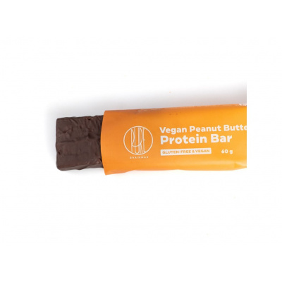 BrainMax Pure Vegan Peanut Butter Protein Bar, BIO, 60g