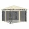 VidaXL Záhradný altánok s moskytiérou, 3x3x2,73 m, k