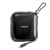 Joyroom Powerbank 10000mAh Jelly Series 22,5W so zabudovaným káblom Lightning - čierna JR-L003