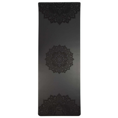 Jogamatka Sharp Shape PU Yoga mat Blossom black (2496847713681)