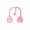 Prsná pumpa Toyz4Lovers Dual Suction Cup Pink (Ružová)