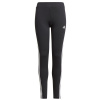 Dievčenské legíny D2M 3 Stripes Tight Jr GN1453 - Adidas 164 cm