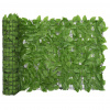 vidaXL Balkónová markíza so zelenými listami 600x75 cm - Zelená - 112467-191240