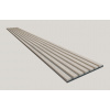 Dekoračný 3D lamelový Akustic panel 265x30x2,4cm Filc MDF Diamant Sivá lamela CPL Betón Sv 3D-F-CPL-BET-DIAM