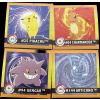 Pikachu / Gengar / Charmander / Articuno Pokemon Series 1 Sticker Original 1999 Artbox
