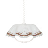 PREZENT 74197 H06 LYRA ACRYL 1xE27/60W,WHITE/BROWN,PENDANT