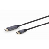 Gembird kábel DisplayPort (M) na HDMI (AM), 4K, Premium Series, 1.8 m, čierny CC-DP-HDMI-4K-6